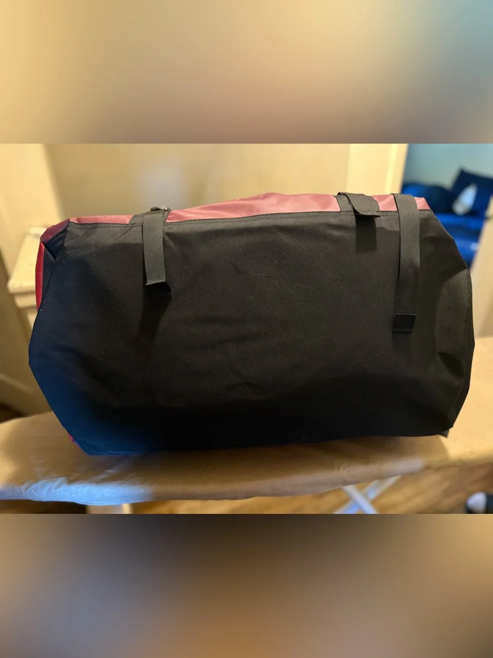 The North Face Red and Black Men’s Duffel Bag